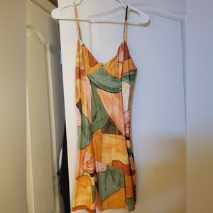 Abstract mini dress